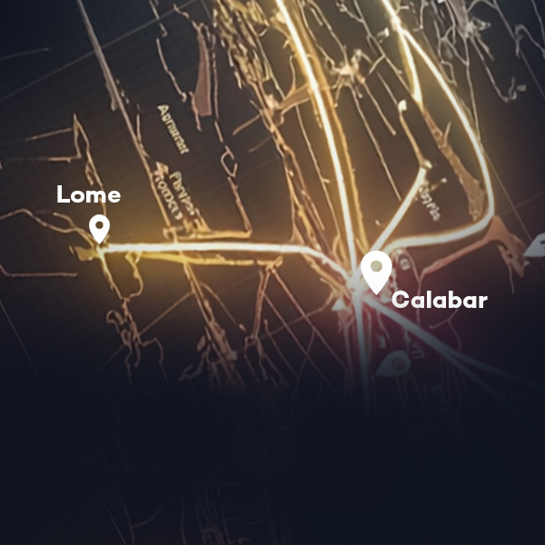 Lome to Calabar route